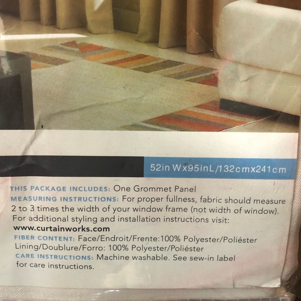 🎉🎉🎉 Host Pick 🎉🎉🎉 Curtainworks Kendall Grommet Panel - Picture 7 of 10